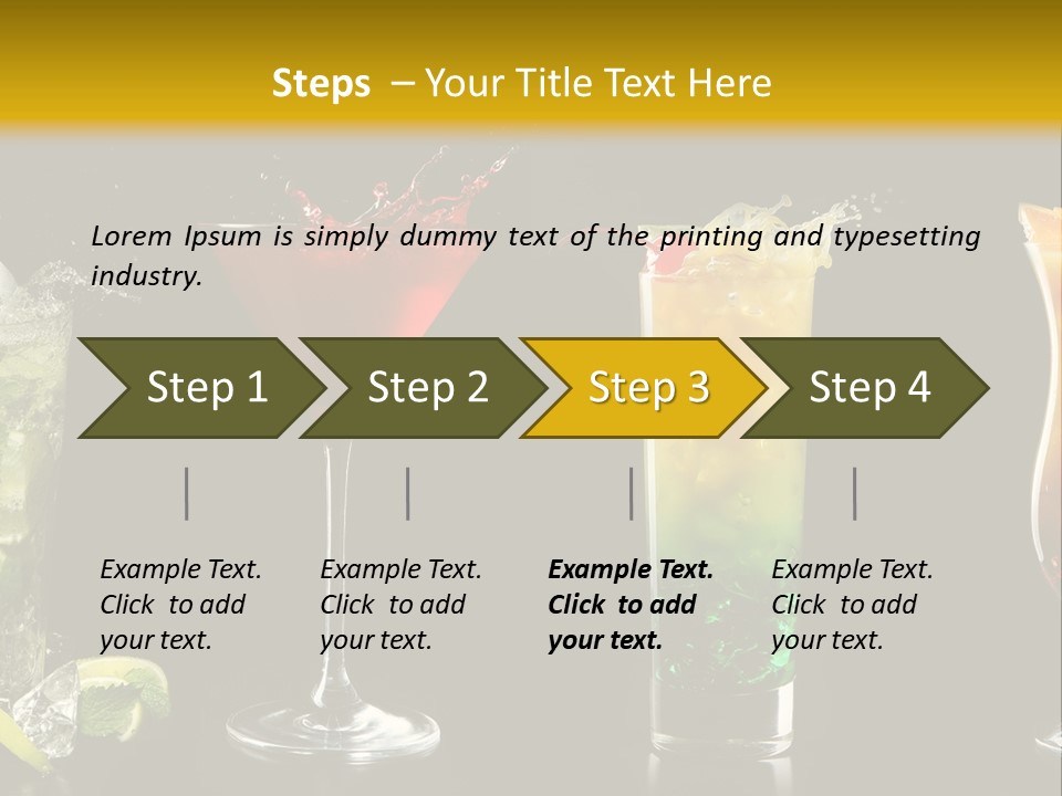 Background Mint Food PowerPoint Template