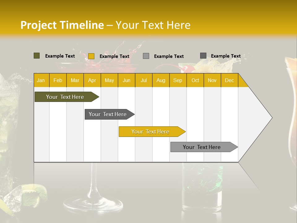 Background Mint Food PowerPoint Template