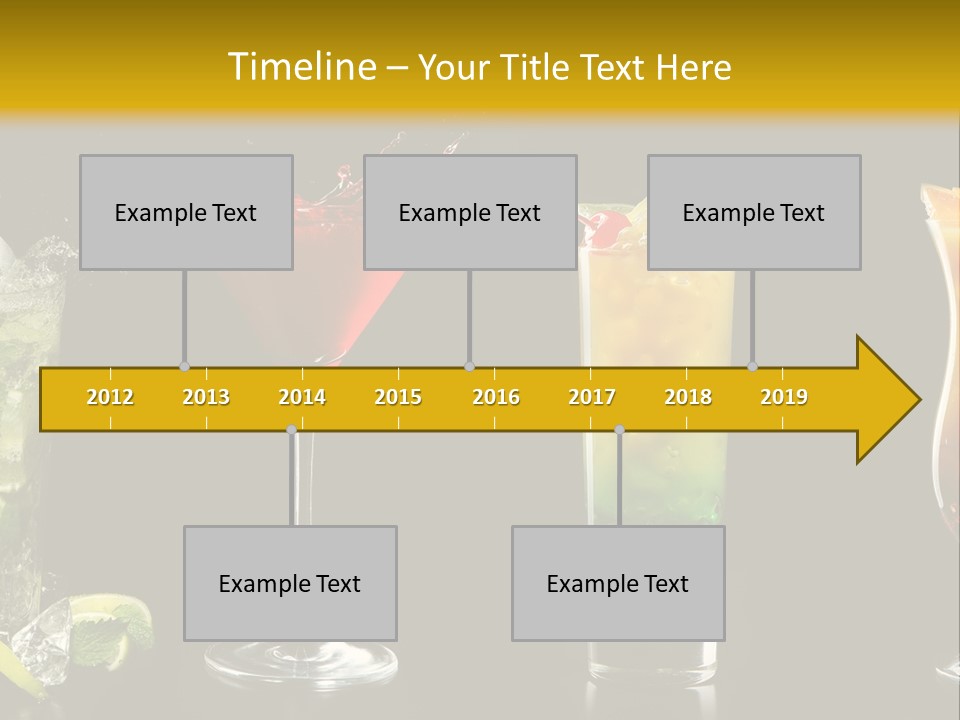 Background Mint Food PowerPoint Template