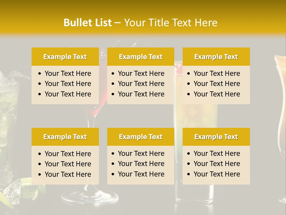 Background Mint Food PowerPoint Template