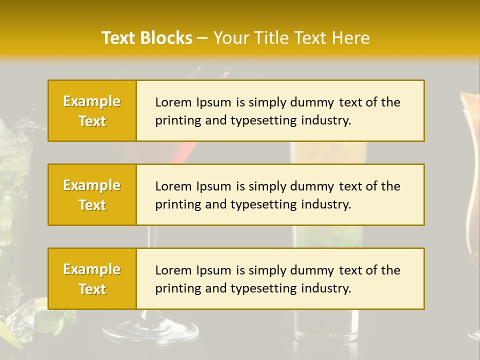 Background Mint Food PowerPoint Template