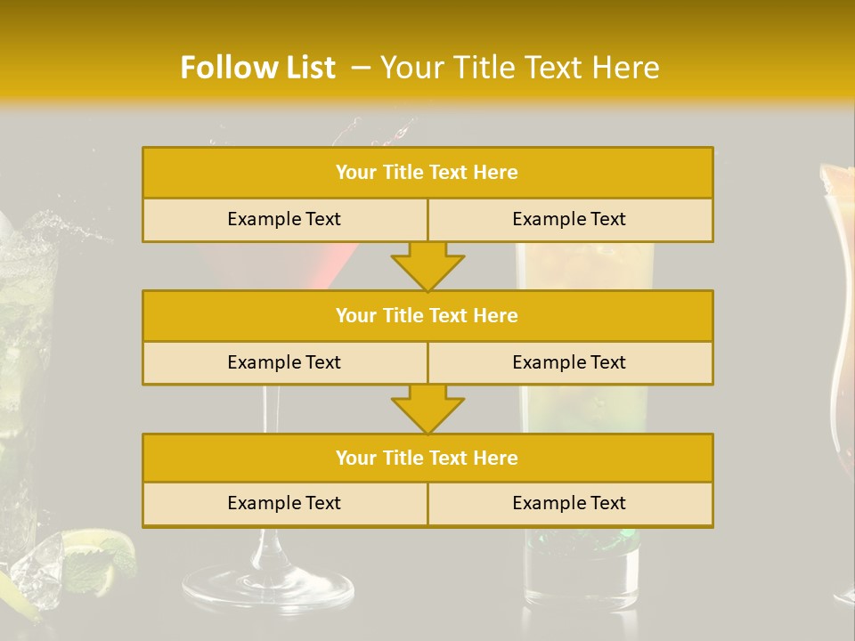 Background Mint Food PowerPoint Template