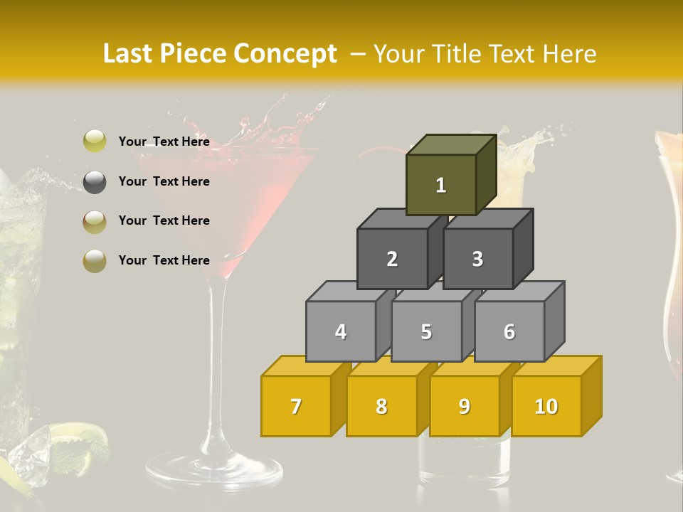 Background Mint Food PowerPoint Template