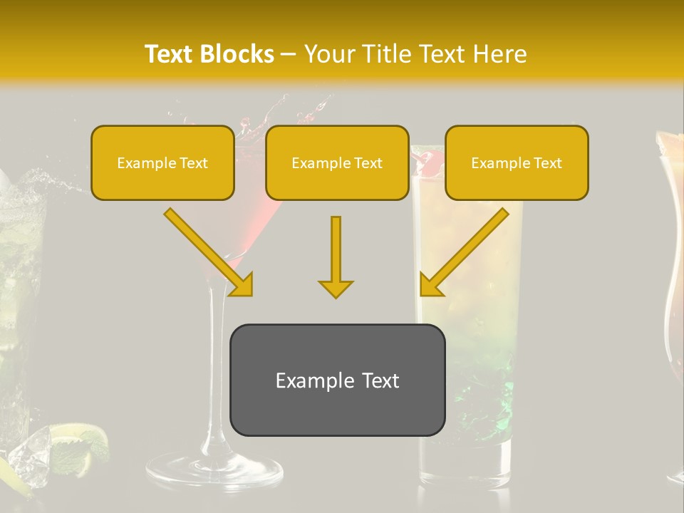 Background Mint Food PowerPoint Template