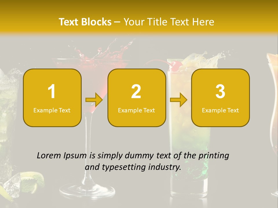 Background Mint Food PowerPoint Template