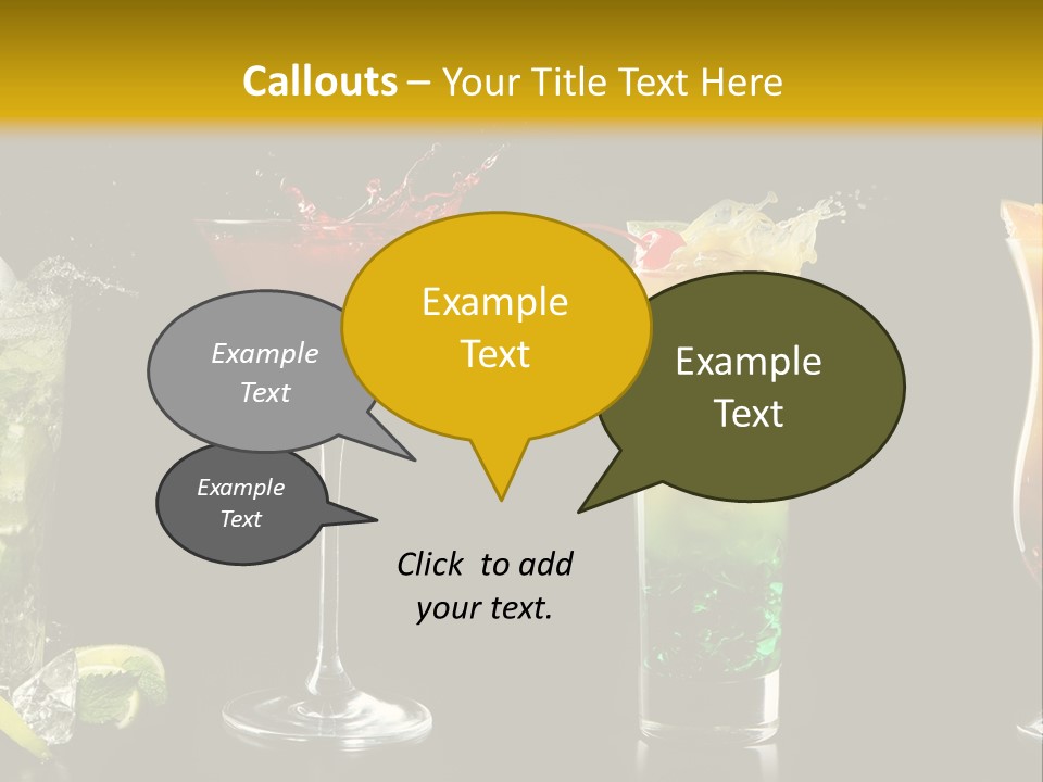 Background Mint Food PowerPoint Template