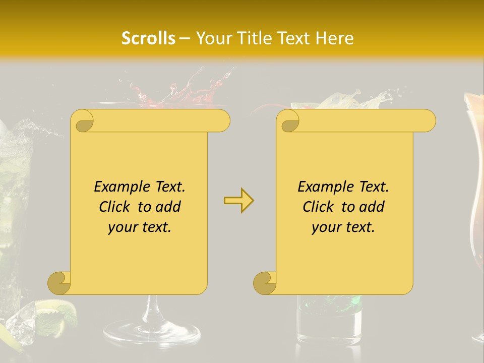 Background Mint Food PowerPoint Template