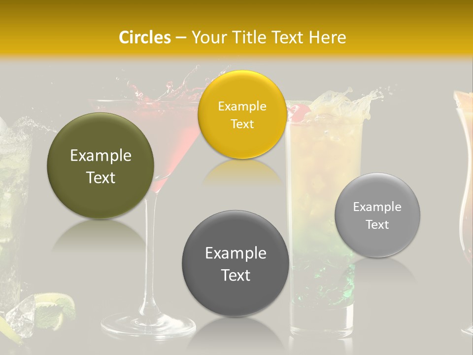 Background Mint Food PowerPoint Template