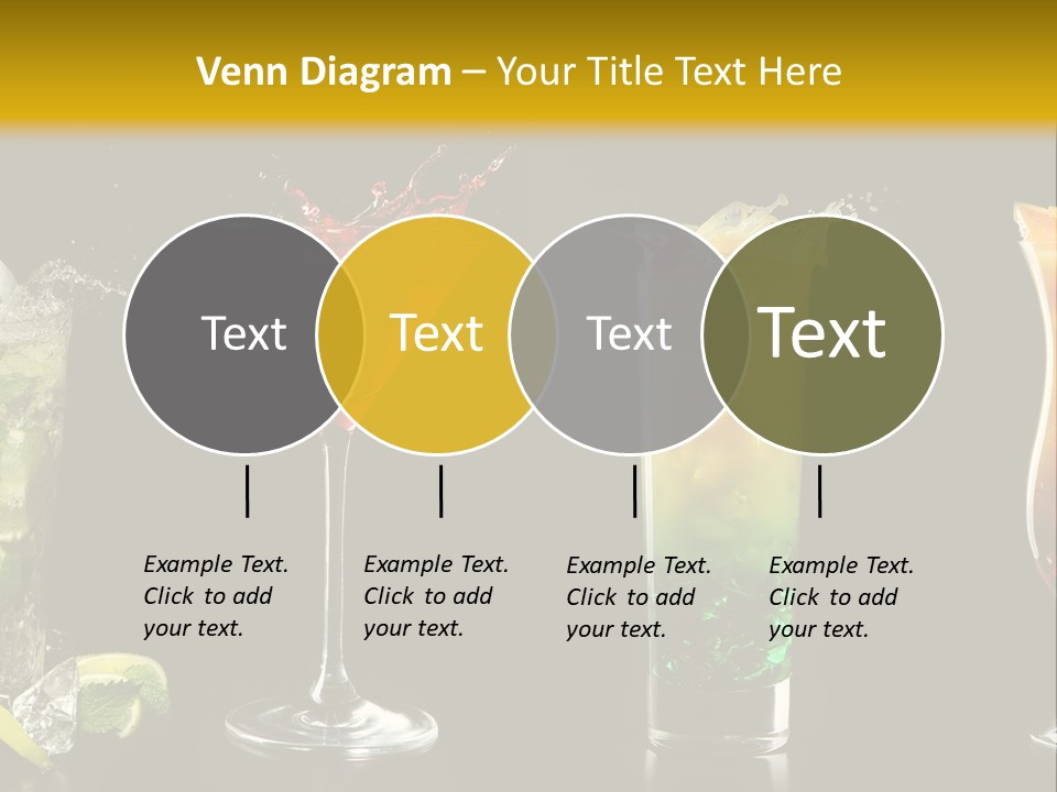 Background Mint Food PowerPoint Template