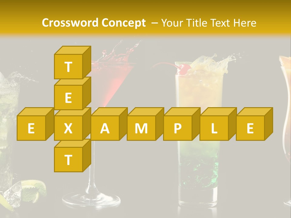 Background Mint Food PowerPoint Template