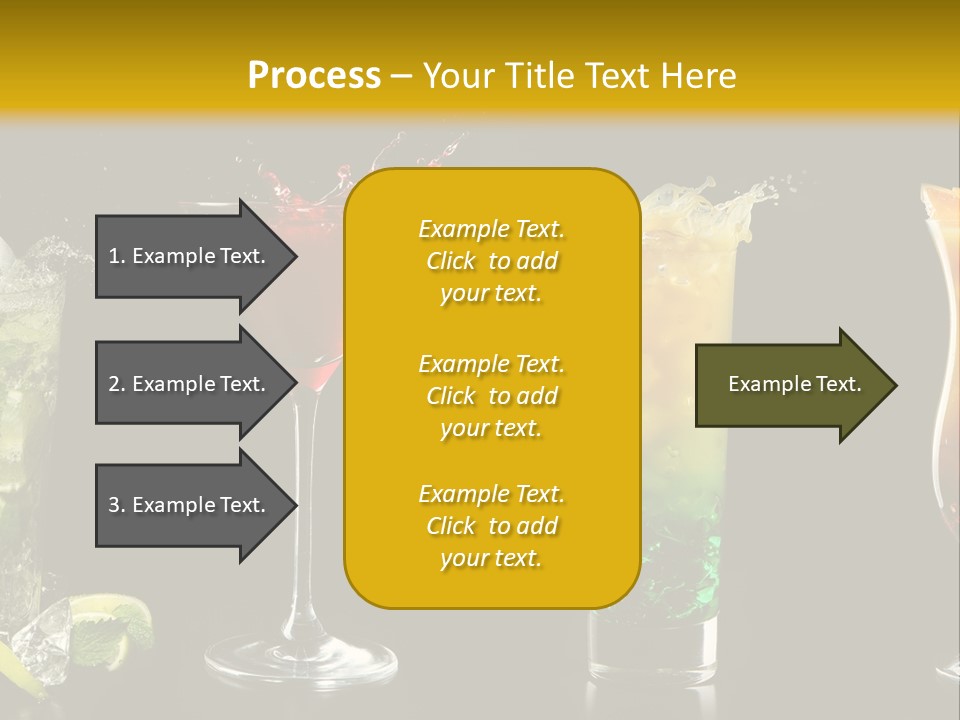 Background Mint Food PowerPoint Template