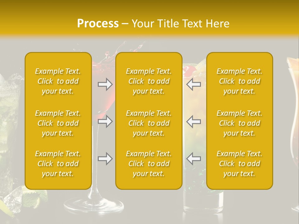 Background Mint Food PowerPoint Template