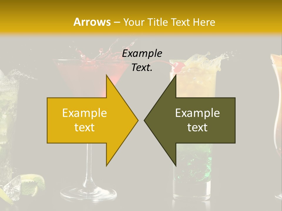 Background Mint Food PowerPoint Template