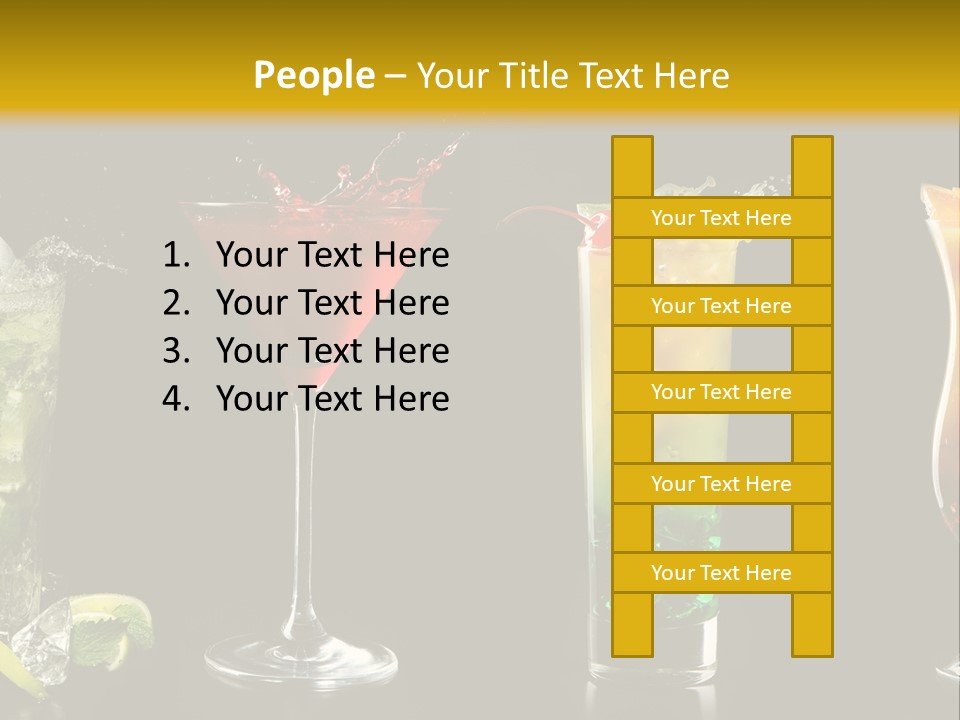 Background Mint Food PowerPoint Template