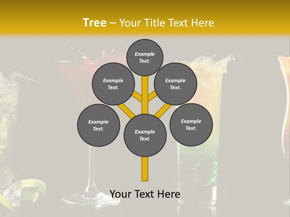 Background Mint Food PowerPoint Template