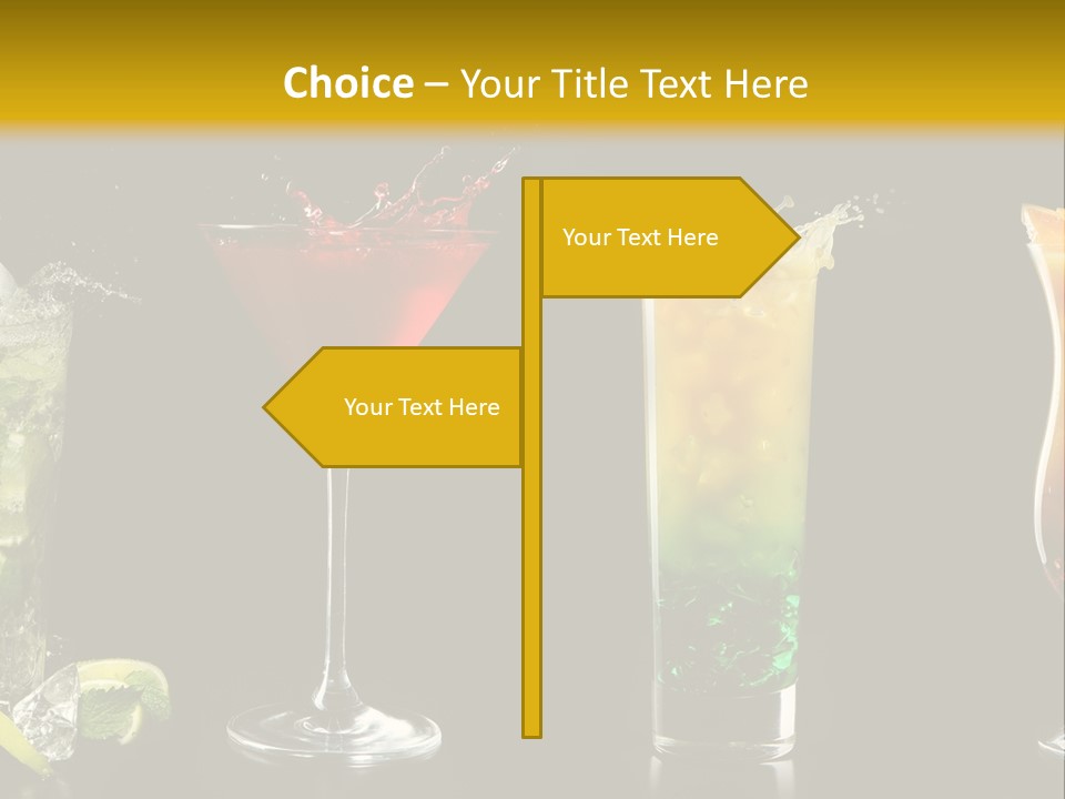 Background Mint Food PowerPoint Template