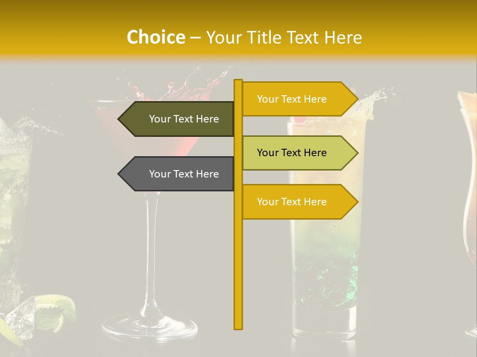 Background Mint Food PowerPoint Template