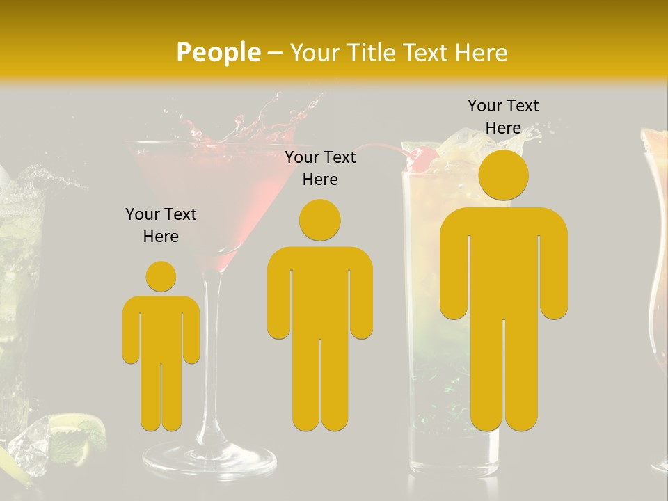 Background Mint Food PowerPoint Template