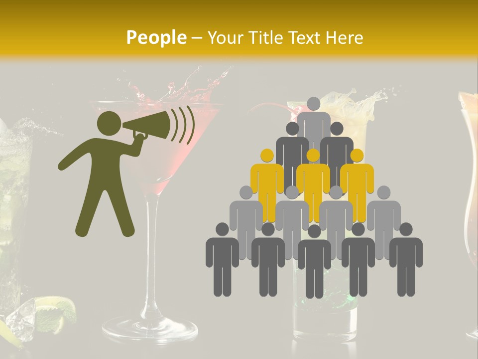 Background Mint Food PowerPoint Template