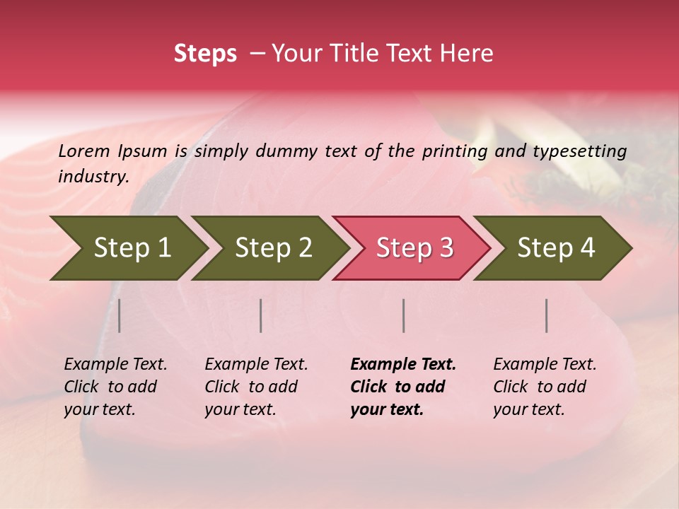 Dinner View Cook PowerPoint Template