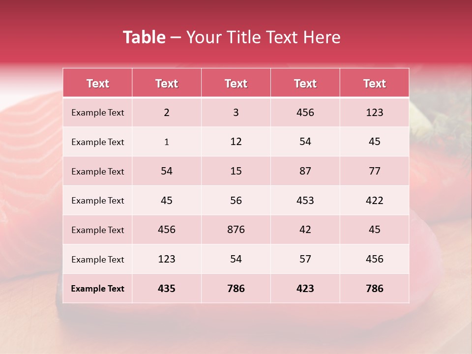Dinner View Cook PowerPoint Template