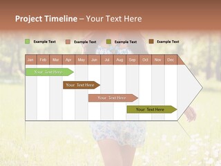 Female Woman Joy PowerPoint Template