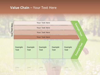 Female Woman Joy PowerPoint Template