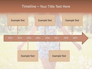 Female Woman Joy PowerPoint Template