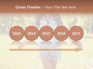 Female Woman Joy PowerPoint Template