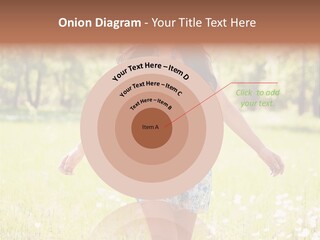 Female Woman Joy PowerPoint Template