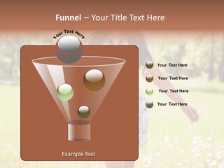 Female Woman Joy PowerPoint Template