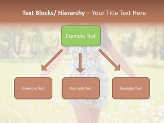 Female Woman Joy PowerPoint Template