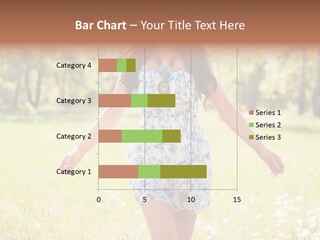 Female Woman Joy PowerPoint Template