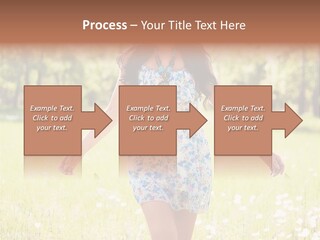 Female Woman Joy PowerPoint Template