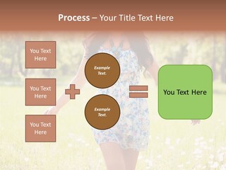 Female Woman Joy PowerPoint Template