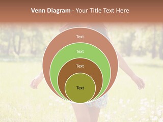 Female Woman Joy PowerPoint Template