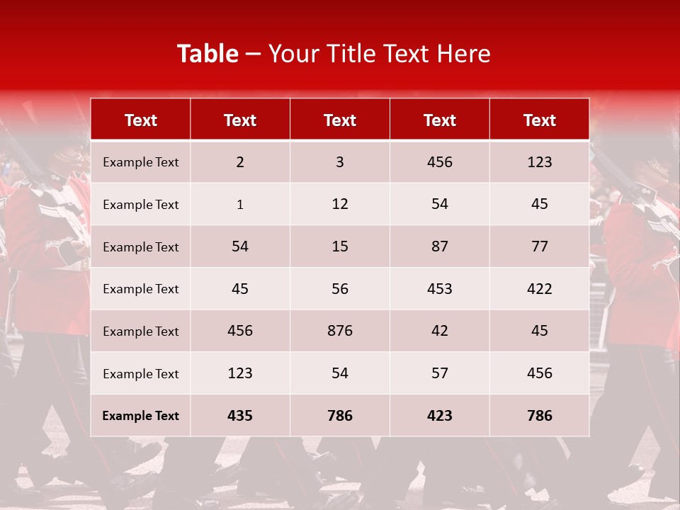 Military Ceremony Coldstream Guard Soldier PowerPoint Template