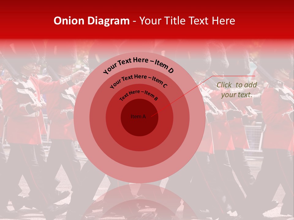 Military Ceremony Coldstream Guard Soldier PowerPoint Template