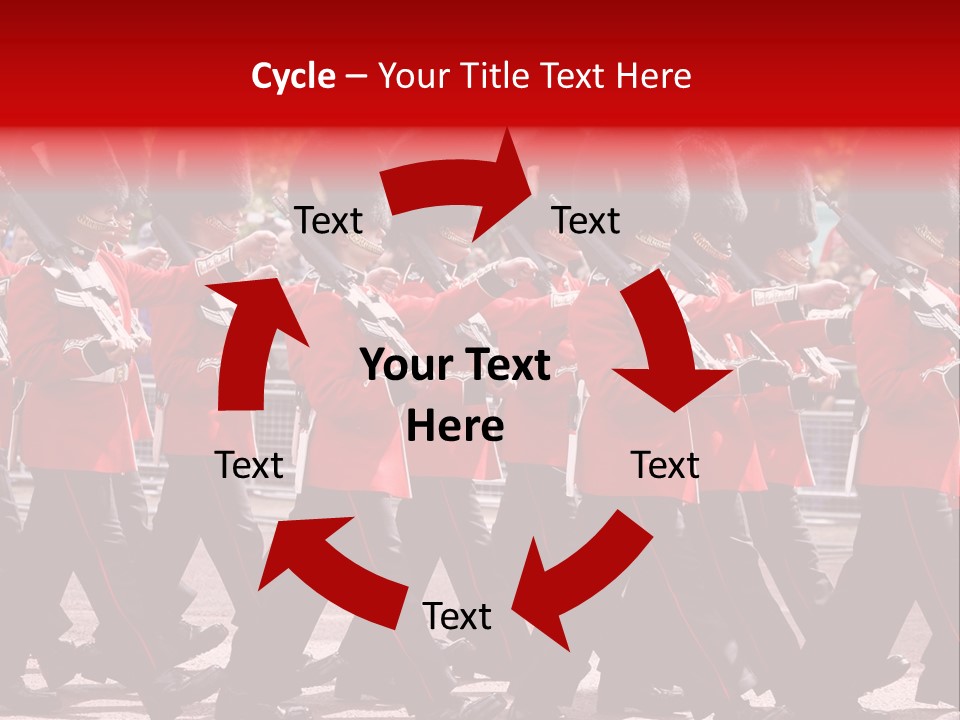 Military Ceremony Coldstream Guard Soldier PowerPoint Template