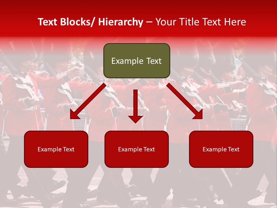 Military Ceremony Coldstream Guard Soldier PowerPoint Template