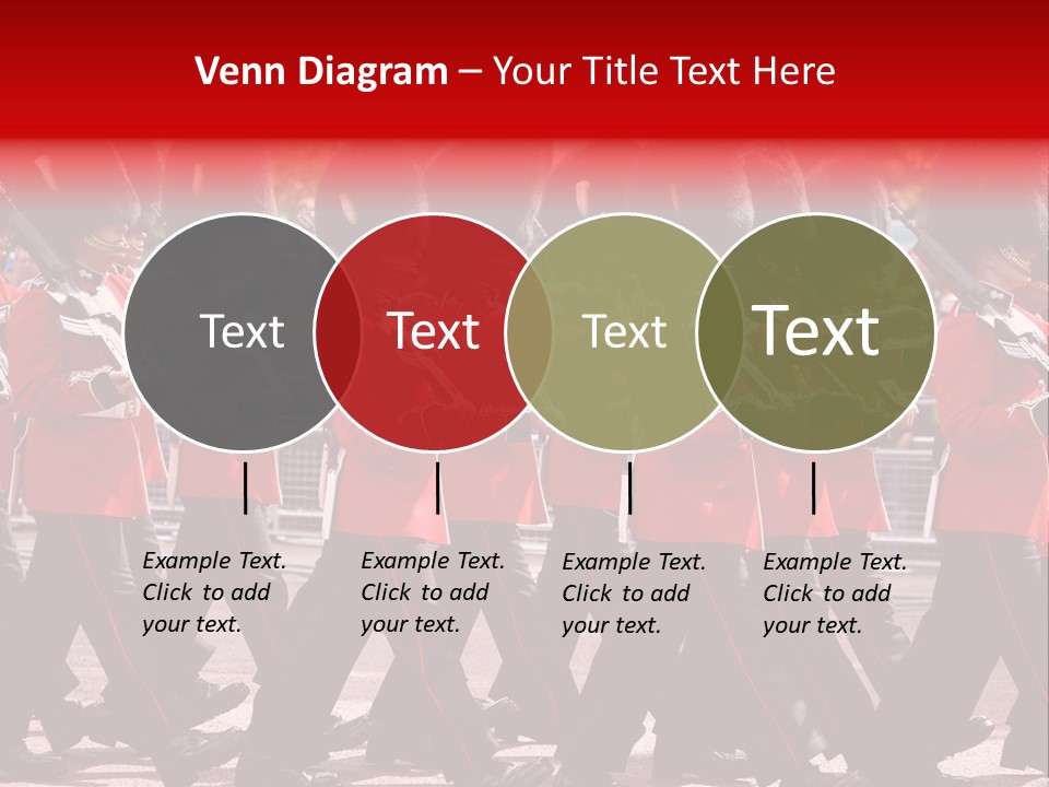 Military Ceremony Coldstream Guard Soldier PowerPoint Template