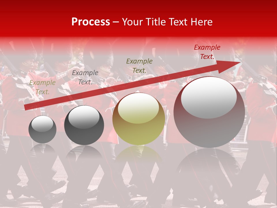 Military Ceremony Coldstream Guard Soldier PowerPoint Template