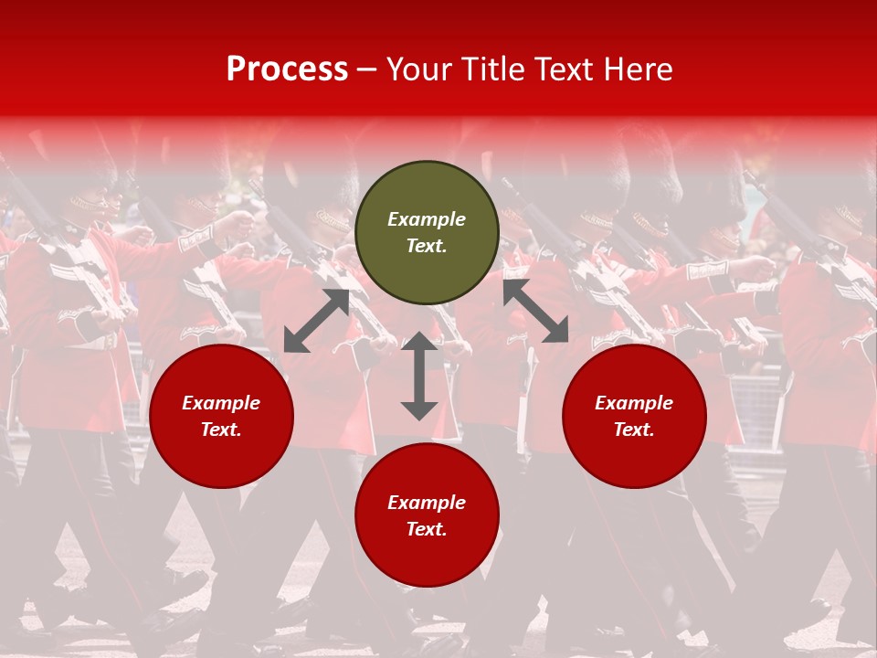 Military Ceremony Coldstream Guard Soldier PowerPoint Template