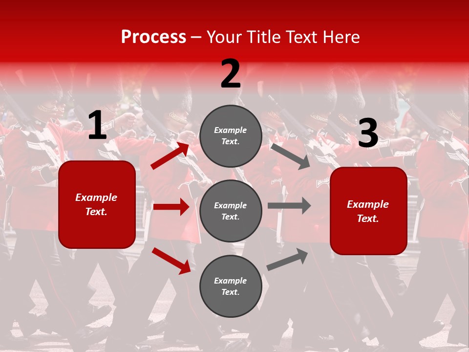 Military Ceremony Coldstream Guard Soldier PowerPoint Template