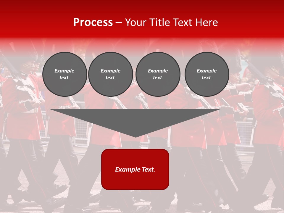Military Ceremony Coldstream Guard Soldier PowerPoint Template