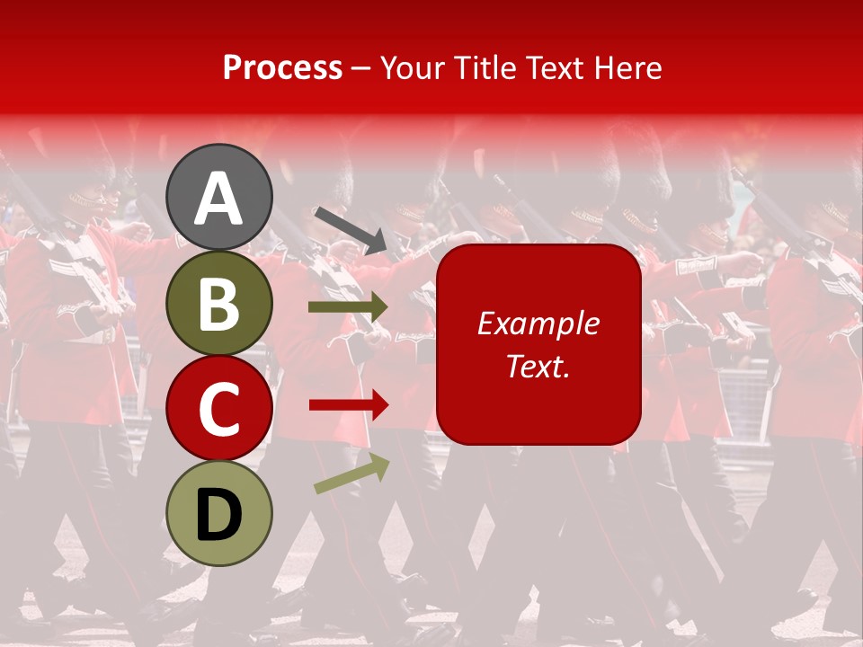 Military Ceremony Coldstream Guard Soldier PowerPoint Template