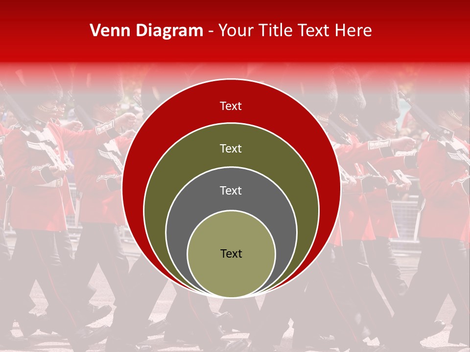 Military Ceremony Coldstream Guard Soldier PowerPoint Template