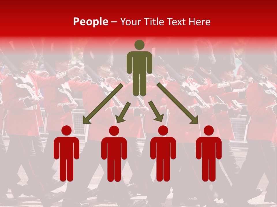 Military Ceremony Coldstream Guard Soldier PowerPoint Template