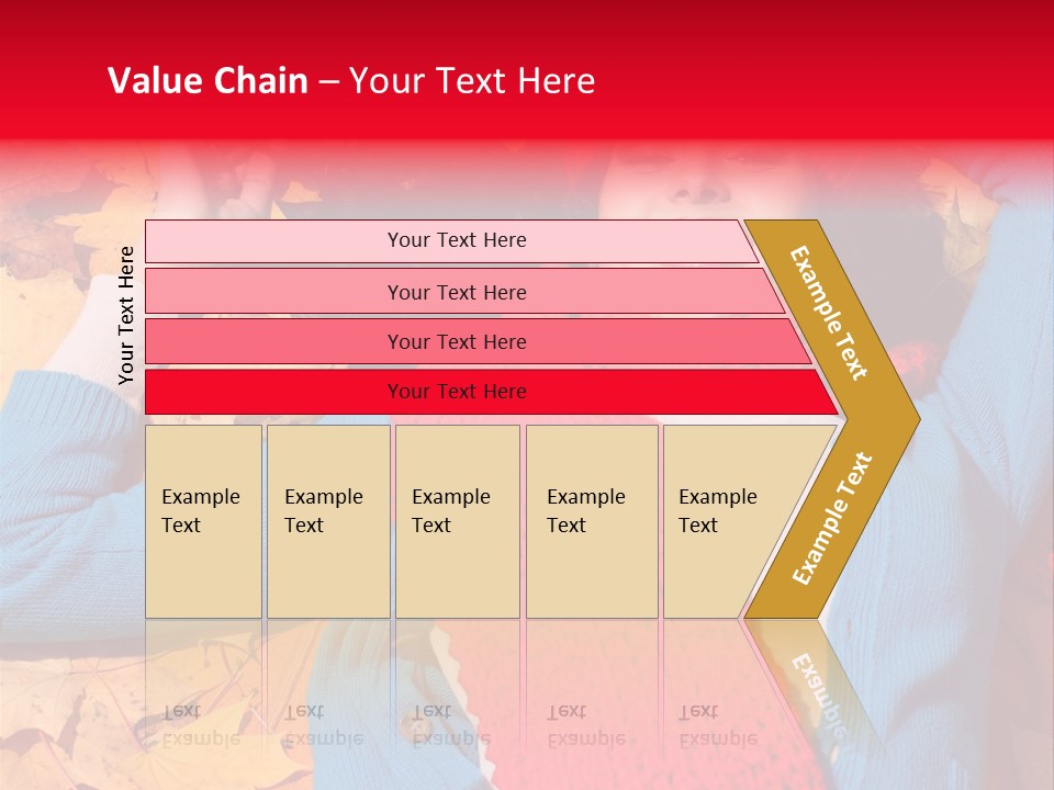 Caucasian October Yellow PowerPoint Template