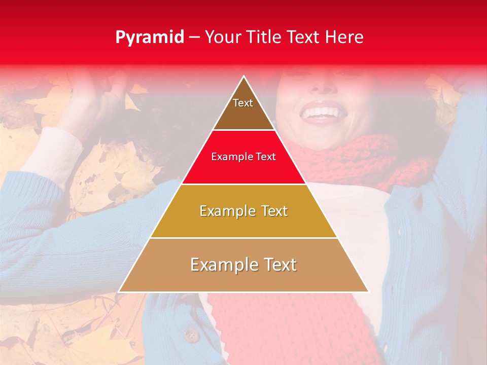 Caucasian October Yellow PowerPoint Template